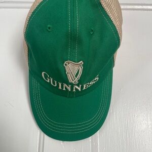 NWOT Guinness Green and Beige Trucker Hat
